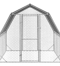 Hühnerstall mit Dach 2,5x2x2,25 m Verzinkter Stahl