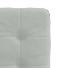 Esszimmerstühle 2 Stk. Hellgrau Samt