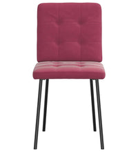 Esszimmerstühle 2 Stk. Weinrot Samt