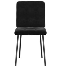 Esszimmerstühle 2 Stk. Schwarz Samt