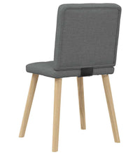 Esszimmerstühle 2 Stk. Dunkelgrau Stoff