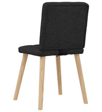 Esszimmerstühle 2 Stk. Schwarz Stoff