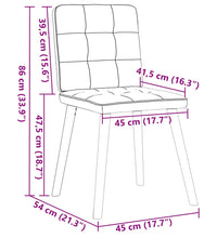 Esszimmerstühle 2 Stk. Weinrot Stoff