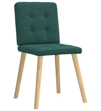 Esszimmerstühle 2 Stk. Dunkelgrün Stoff