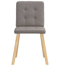 Esszimmerstühle 2 Stk. Taupe Stoff