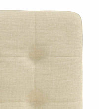 Esszimmerstühle 2 Stk. Creme Stoff