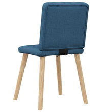 Esszimmerstühle 2 Stk. Blau Stoff