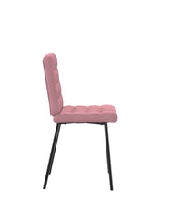 Esszimmerstühle 2 Stk. Rosa Samt