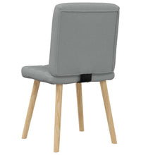 Esszimmerstühle 2 Stk. Hellgrau Stoff