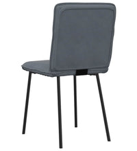 Esszimmerstühle 2 Stk. Dunkelgrau Samt