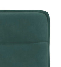 Esszimmerstühle 2 Stk. Dunkelgrün Samt