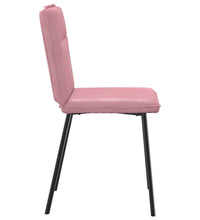 Esszimmerstühle 2 Stk. Rosa Samt