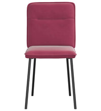 Esszimmerstühle 2 Stk. Weinrot Samt