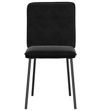 Esszimmerstühle 2 Stk. Schwarz Samt