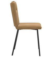 Esszimmerstühle 2 Stk. Braun Samt