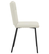 Esszimmerstühle 2 Stk. Creme Samt