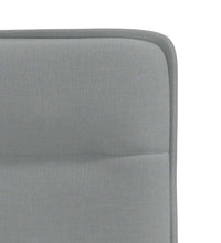 Esszimmerstühle 2 Stk. Hellgrau Stoff