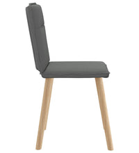 Esszimmerstühle 2 Stk. Dunkelgrau Stoff