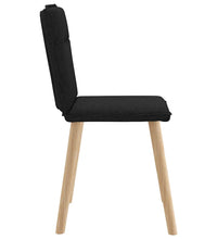 Esszimmerstühle 2 Stk. Schwarz Stoff