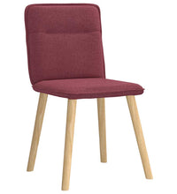 Esszimmerstühle 2 Stk. Weinrot Stoff