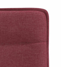 Esszimmerstühle 2 Stk. Weinrot Stoff