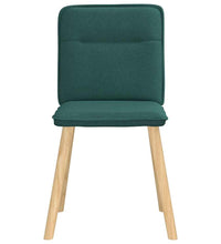 Esszimmerstühle 2 Stk. Dunkelgrün Stoff