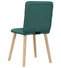 Esszimmerstühle 2 Stk. Dunkelgrün Stoff