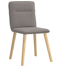 Esszimmerstühle 2 Stk. Taupe Stoff