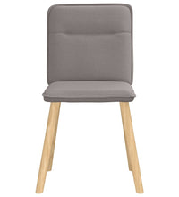 Esszimmerstühle 2 Stk. Taupe Stoff