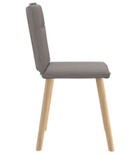 Esszimmerstühle 2 Stk. Taupe Stoff