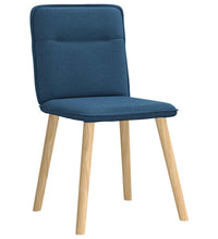 Esszimmerstühle 2 Stk. Blau Stoff