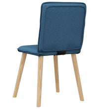 Esszimmerstühle 2 Stk. Blau Stoff