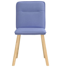 Esszimmerstühle 2 Stk. Jeansblau Stoff