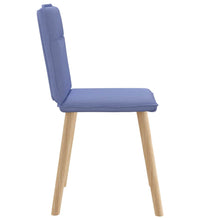 Esszimmerstühle 2 Stk. Jeansblau Stoff