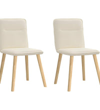 Esszimmerstühle 2 Stk. Leinen