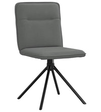 Esszimmerstühle 2 Stk. Dunkelgrau Stoff