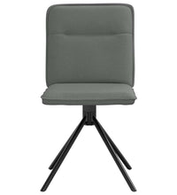 Esszimmerstühle 2 Stk. Dunkelgrau Stoff