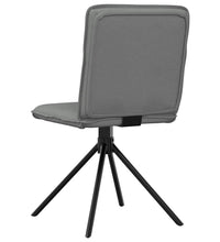 Esszimmerstühle 2 Stk. Dunkelgrau Stoff