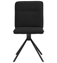 Esszimmerstühle 2 Stk. Schwarz Stoff