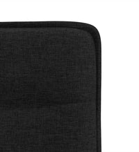 Esszimmerstühle 2 Stk. Schwarz Stoff