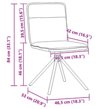 Esszimmerstühle 2 Stk. Schwarz Stoff