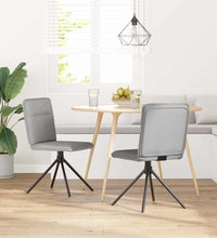 Esszimmerstühle 2 Stk. Wolkengrau Stoff