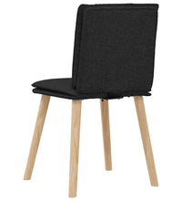 Esszimmerstühle 2 Stk. Schwarz Stoff