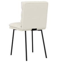 Esszimmerstühle 2 Stk. Creme Samt