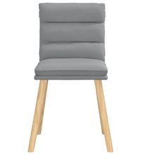 Esszimmerstühle 2 Stk. Hellgrau Stoff