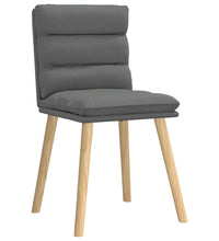 Esszimmerstühle 2 Stk. Dunkelgrau Stoff