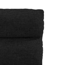 Esszimmerstühle 2 Stk. Schwarz Stoff