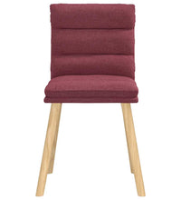 Esszimmerstühle 2 Stk. Weinrot Stoff