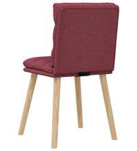 Esszimmerstühle 2 Stk. Weinrot Stoff