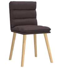 Esszimmerstühle 2 Stk. Dunkelbraun Stoff